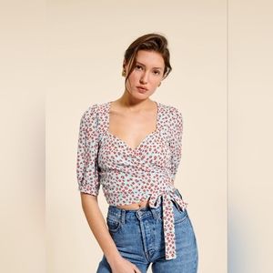 Womens Rouje TOPS | EDDA top Mini Bucolique Bleu